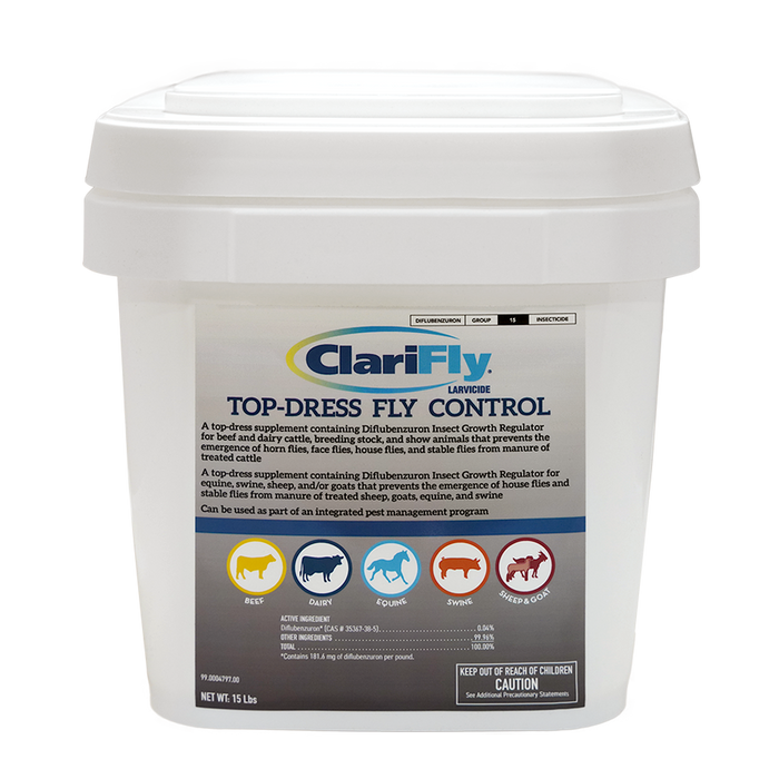 CLARIFLY® LARVICIDE TOP-DRESS FLY CONTROL 15 LB