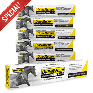 Duramectin Ivermectin  1.87% Horse Wormer 100 Pack! Case!