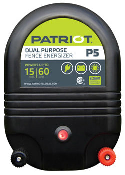 Patriot P5 Dual Purpose Fence Energizer