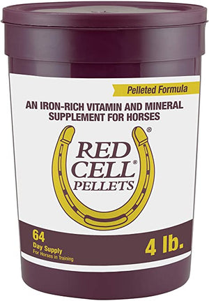 Red Cell Pellets for Horse Health, 64 Day Supply