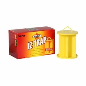 Starbar EZ Trap Case of 2 Bright Yellow Sticky Glue Fly/Insect Killer