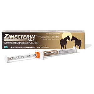 Pk of 10-ZIMECTERIN® Gold Paste Horse Wormer