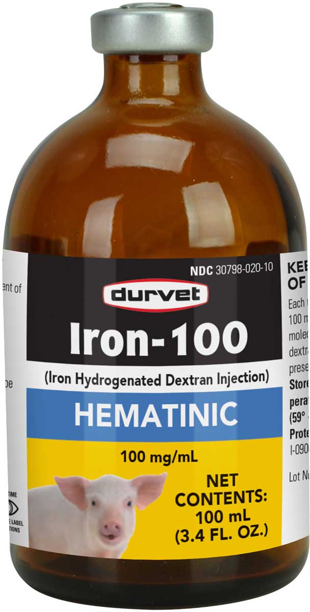 Iron Dextran-100 for Piglets