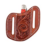 Martin Saddlery Floral Angled Knife Scabbard- Small